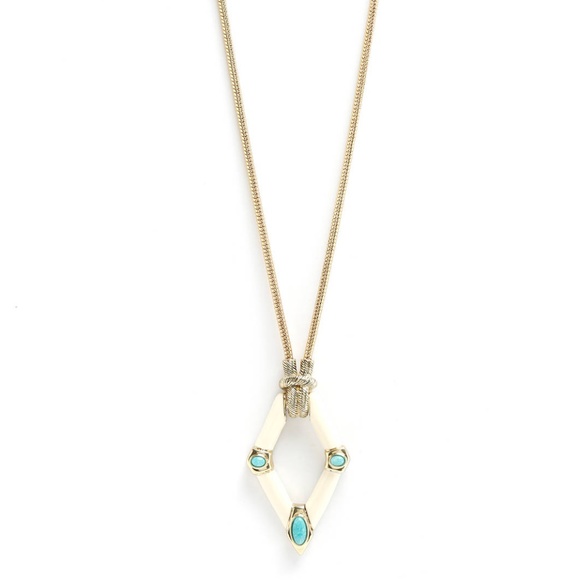 Nevada Turquoise Necklace - Native American Turquoise  NWT House of Harlow Ivory Turquoise Necklace